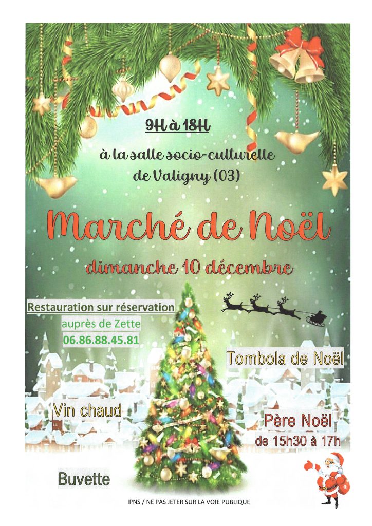 Marché de Noël organisé par l\'association Les Berges de l’Auron de 9h à 18h